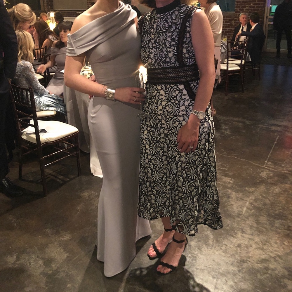 Katie May Grey bridesmaids dress